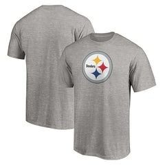 Pittsburgh Steelers Primary Logo T-Shirt - Heather Gray on sale