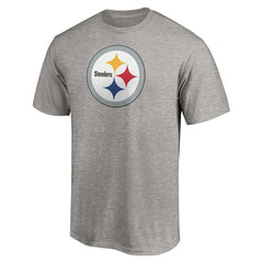 Pittsburgh Steelers Primary Logo T-Shirt - Heather Gray on sale