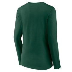 Green Bay Packers Women's Primary Team Logo Long Sleeve V-Neck T-Shirt - Green cheap