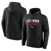 Arizona Cardinals Fade Out Fitted Pullover Hoodie - Black sale