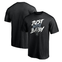 Las Vegas Raiders Just Win T-Shirt - Black online