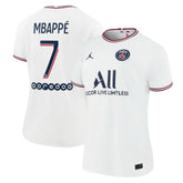 Kylian Mbappé Paris Saint-Germain Jordan Brand Women's 2021/22 Fourth Replica Jersey - White | Jordan on sale