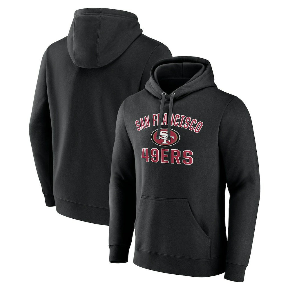 San Francisco 49ers Victory Arch Team Fitted Pullover Hoodie - Black sale