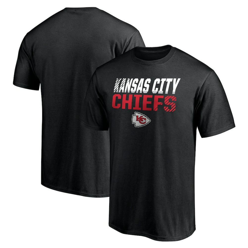 Kansas City Chiefs Logo Fade Out T-Shirt - Black sale