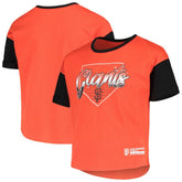 San Francisco Giants Girls Youth Bleachers T-Shirt - Orange
