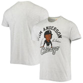 Tim Anderson Chicago White Sox Homage Caricature Tri-Blend T-Shirt - Heathered Gray