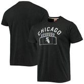Chicago White Sox Homage Team Hyper Local Tri-Blend T-Shirt - Charcoal