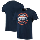 Detroit Tigers Homage Hyper Local Tri-Blend T-Shirt - Navy