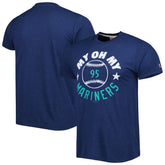 Seattle Mariners Homage Hyper Local Tri-Blend T-Shirt - Navy