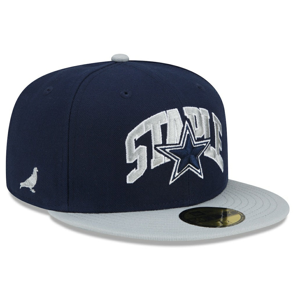 Dallas Cowboys New Era NFL x Staple Collection 59FIFTY Fitted Hat - Navy/Gray discount