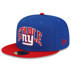 New York Giants New Era NFL x Staple Collection 59FIFTY Fitted Hat - Royal/Red discount