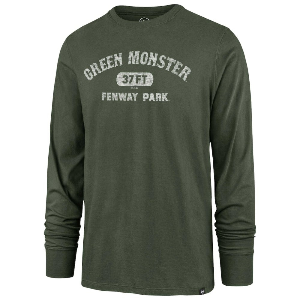 Boston Red Sox Distressed Green Monster Long Sleeve T-Shirt - Green | 47 brand