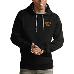 Washington Commanders Antigua Victory Pullover Hoodie - Black online