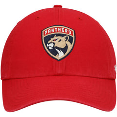 Florida Panthers '47 Logo Clean Up Adjustable Hat Red