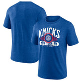 New York Knicks Badge of Honor Tri-Blend T-Shirt - Royal outlet