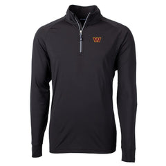 Washington Commanders Cutter & Buck Adapt Eco Stretch Quarter-Zip Pullover Jacket - Black online