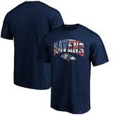 Baltimore Ravens Banner Wave Logo T-Shirt - Navy cheap