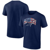 Carolina Panthers Banner Wave Logo T-Shirt - Navy sale