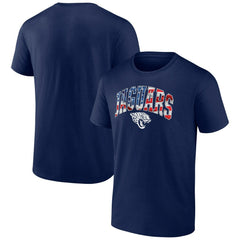 Jacksonville Jaguars Banner Wave Logo T-Shirt - Navy outlet