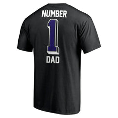 Baltimore Ravens Number One Dad T-Shirt - Black cheap
