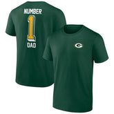Green Bay Packers Number One Dad T-Shirt - Green sale