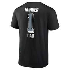 Las Vegas Raiders Number One Dad T-Shirt - Black on sale