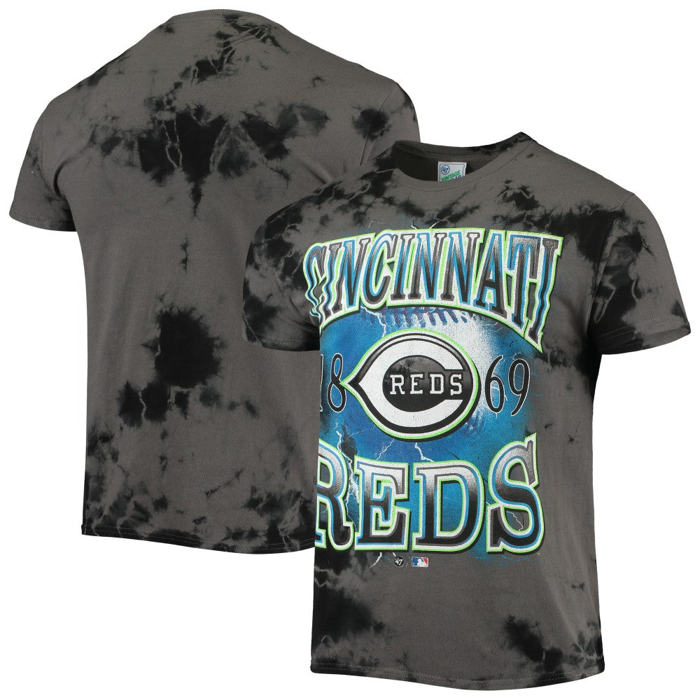 Cincinnati Reds Wonder Boy Vintage Tubular T-Shirt - Charcoal | 47 brand