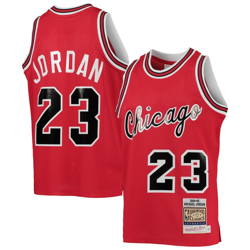 Michael Jordan Chicago Bulls Youth 1984/85 Hardwood Classics Authentic Jersey sale - Red | Mitchell & Ness discount