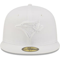 Toronto Blue Jays White on White 59FIFTY Fitted Hat | New Era