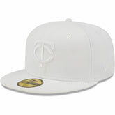 Minnesota Twins White on White 59FIFTY Fitted Hat | New Era