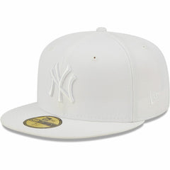 New York Yankees White on White 59FIFTY Fitted Hat | New Era