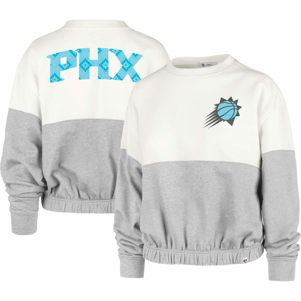 Phoenix Suns '47 Women's 2022/23 City Edition Take Two Bonita Sweatshirt - Cream | 47 brand cheap