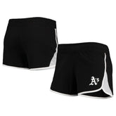 Athletics Women's Stretch French Terry Shorts - Black | New Era