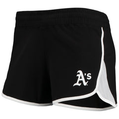 Athletics Women's Stretch French Terry Shorts - Black | New Era
