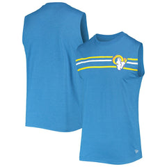 Los Angeles Rams New Era Brushed Sleeveless Tank Top - Royal discount