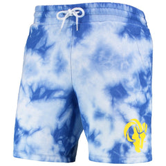 Los Angeles Rams New Era Tie-Dye Shorts - Royal cheap