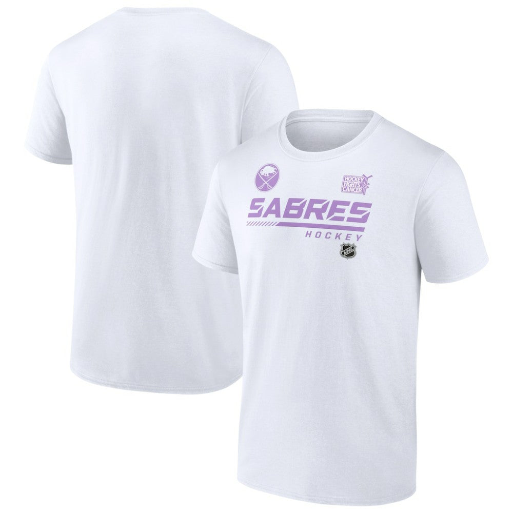 Buffalo Sabres NHL Hockey Fights Cancer T-Shirt White