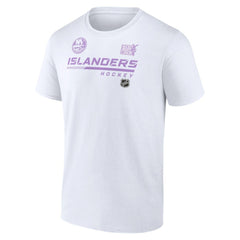 New York Islanders NHL Hockey Fights Cancer T-Shirt White