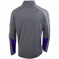 Phoenix Suns Omni-Wick Shotgun 2.0 Quarter-Zip Pullover Top - Heathered Gray/Purple | Columbia for sale