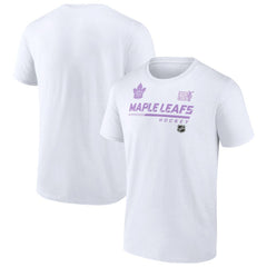 Toronto Maple Leafs NHL Hockey Fights Cancer T-Shirt White