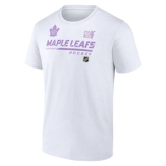 Toronto Maple Leafs NHL Hockey Fights Cancer T-Shirt White