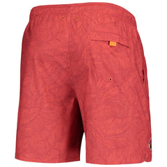Arizona Cardinals Team Naples Layered Leaves Swim Trunks - Cardinal online