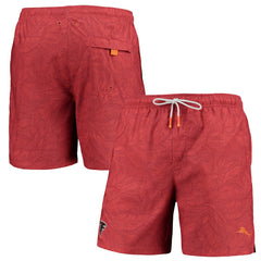 Atlanta Falcons Naples Layered Leaves Swim Trunks - Red discount