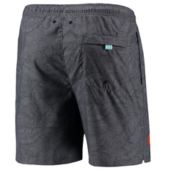 Cleveland Browns Naples Layered Leaves Swim Trunks - Black online