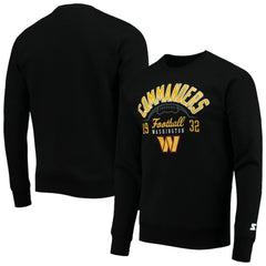 Washington Commanders Starter Pullover Sweatshirt - Black sale