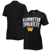 Washington Commanders G-III 4Her by Carl Banks Women's Endzone T-Shirt - Black sale