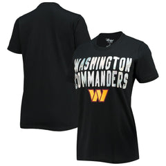 Washington Commanders G-III 4Her by Carl Banks Women's Endzone T-Shirt - Black sale