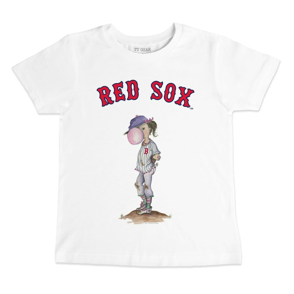 Boston Red Sox Tiny Turnip Youth Bubbles T-Shirt - White