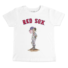 Boston Red Sox Tiny Turnip Youth Bubbles T-Shirt - White