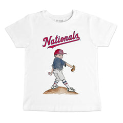 Washington Nationals Tiny Turnip Youth Clemente T-Shirt - White